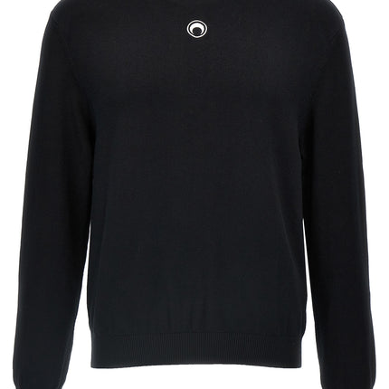 Marine Serre Black Viscose Cardigan