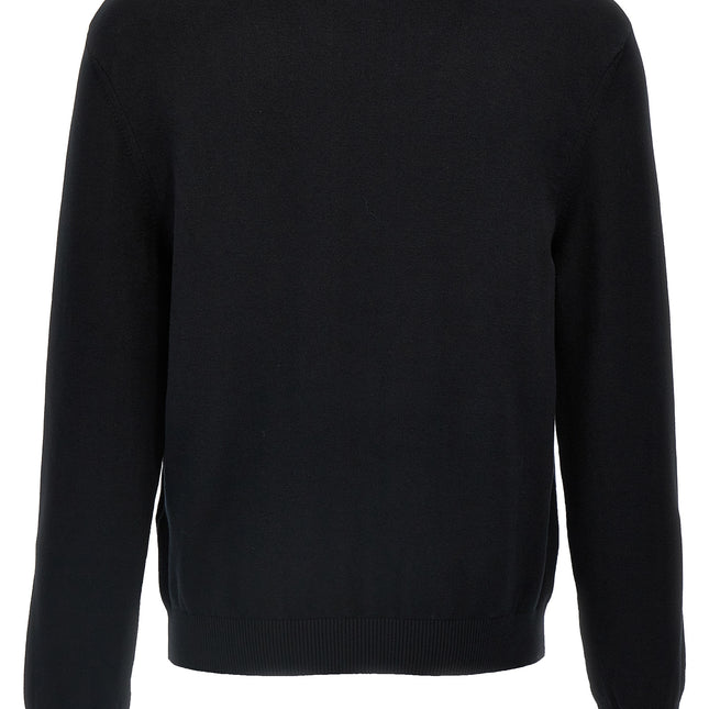Marine Serre Black Viscose Cardigan