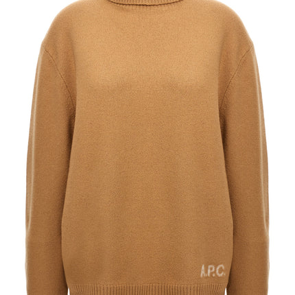 A.P.C. Beige Virgin Wool Cardigan