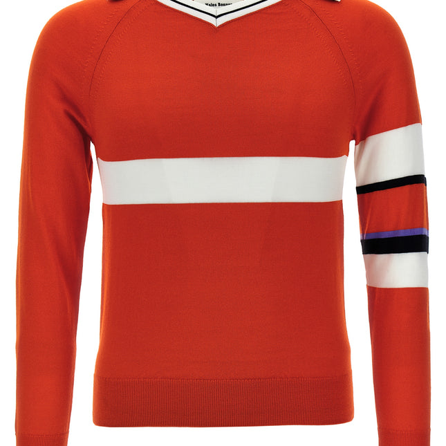 WALES BONNER Multicolor Wool Cardigan