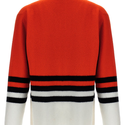 WALES BONNER Multicolor Wool Polo Shirt