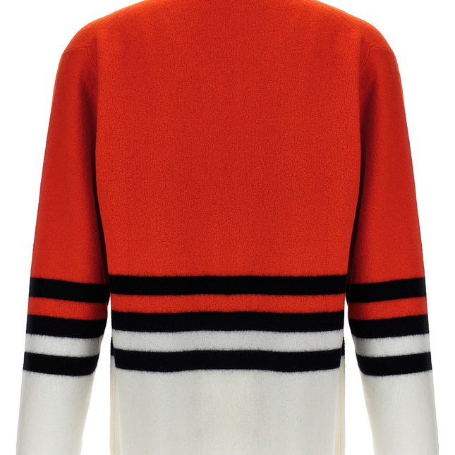 WALES BONNER Multicolor Wool Polo Shirt