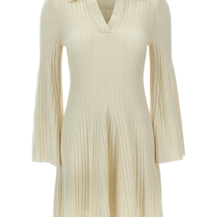 ANTONINO VALENTI White Cashmere Mini Skirt