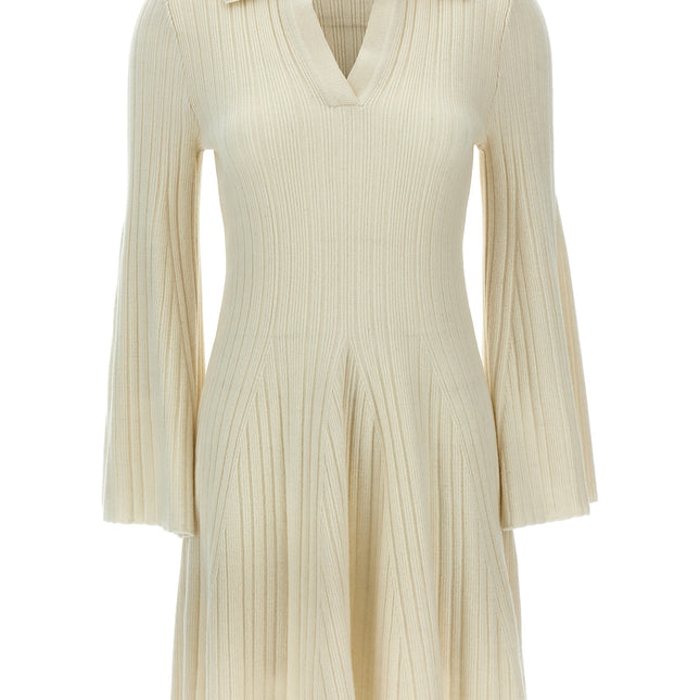 ANTONINO VALENTI White Cashmere Mini Skirt