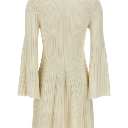 ANTONINO VALENTI White Cashmere Mini Skirt