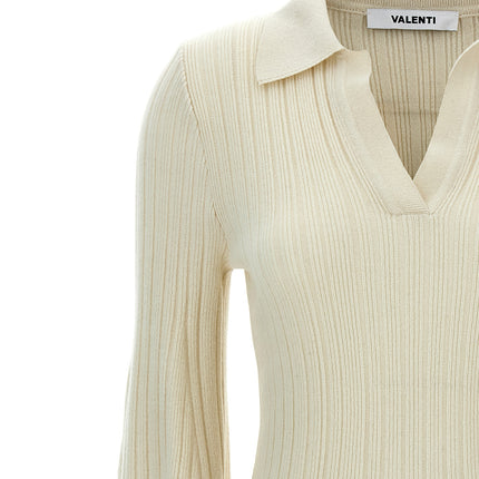 ANTONINO VALENTI White Cashmere Mini Skirt