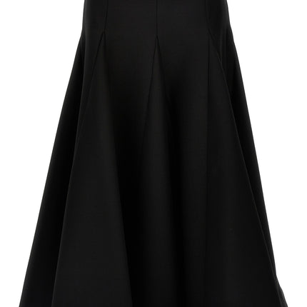 Valentino Garavani Black Virgin Wool Mini Skirt