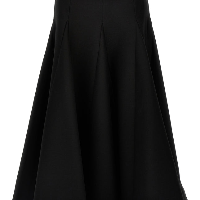 Valentino Garavani Black Virgin Wool Mini Skirt