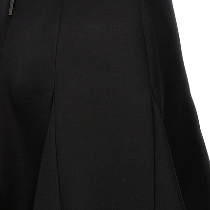 Valentino Garavani Black Virgin Wool Mini Skirt