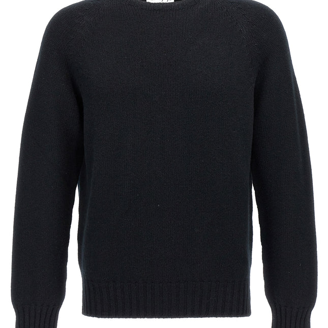 MA'RY'YA Black Wool Cardigan