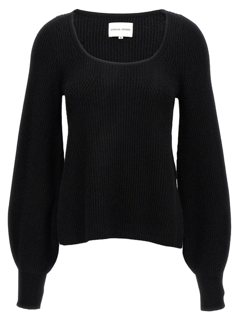 Loulou De Saison Black Cashmere Cardigan