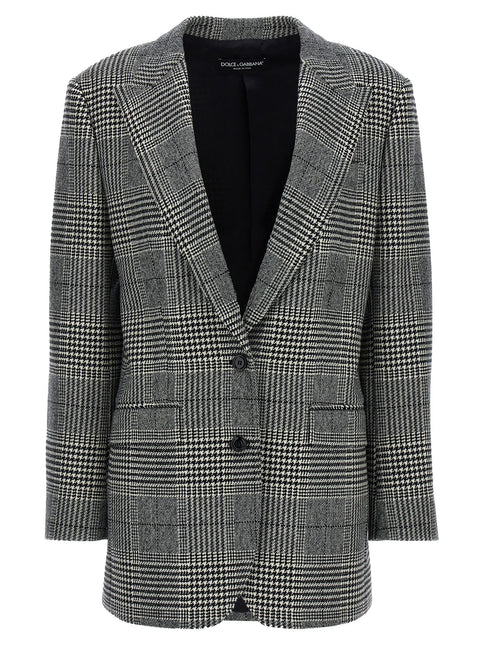 Dolce & Gabbana Bicolor Wool Blazer