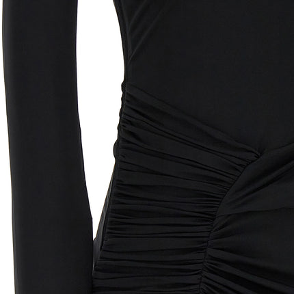 Nensi Dojaka Black Viscose Mini Skirt