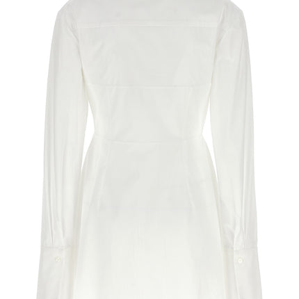 Nensi Dojaka White Cotton Blouse