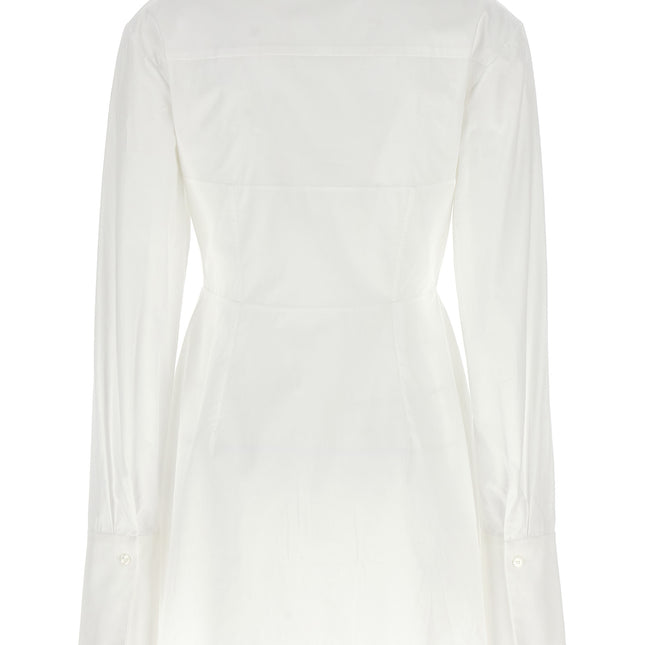 Nensi Dojaka White Cotton Blouse