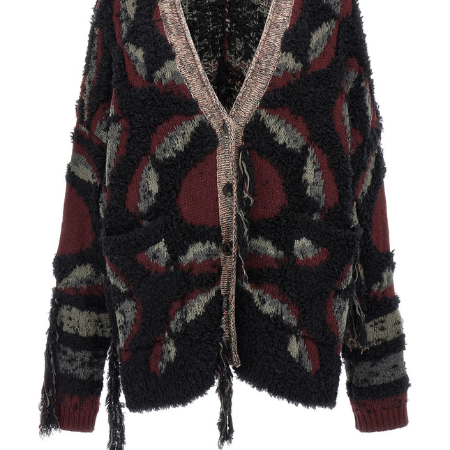 Etro Multicolor Wool Cardigan