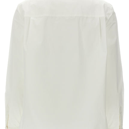 Tory Burch White Cotton Blouse