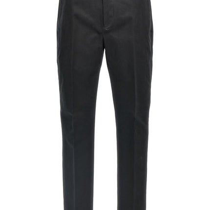 Department 5 Black Cotton Casual Pants