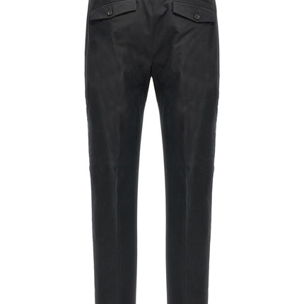 Department 5 Black Cotton Casual Pants
