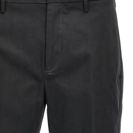 Department 5 Black Cotton Casual Pants