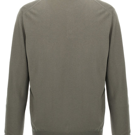 ZANONE Gray Virgin Wool Polo Shirt