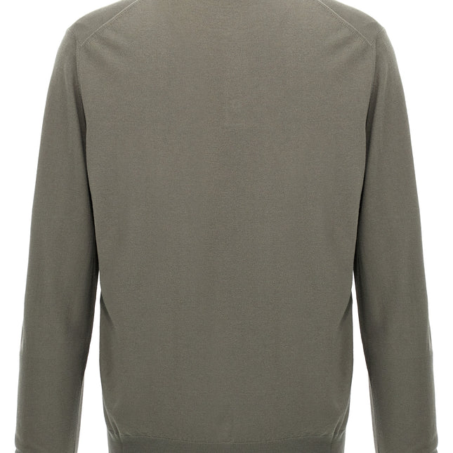 ZANONE Gray Virgin Wool Polo Shirt