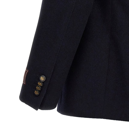 Etro Blue Cashmere Blazer