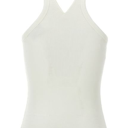 Courrèges White Cotton Tank Tops