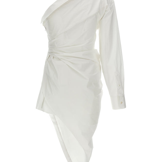 Alexander Wang White Cotton Short Dress