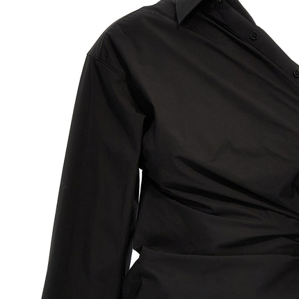Alexander Wang Black Cotton Short Dress