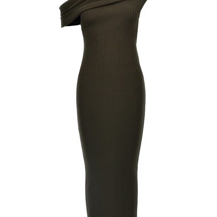 Courrèges Brown Viscose Long Dress