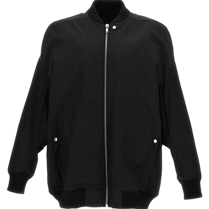 Rick Owens Black Nylon Bomber