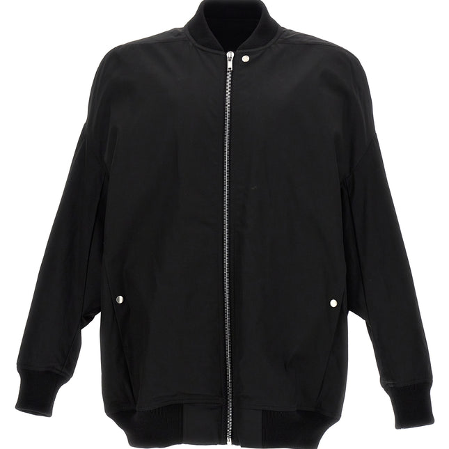 Rick Owens Black Nylon Bomber
