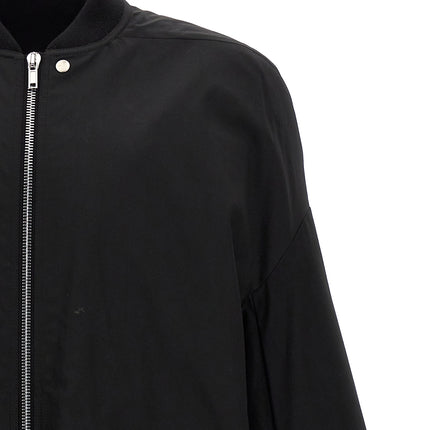 Rick Owens Black Nylon Bomber