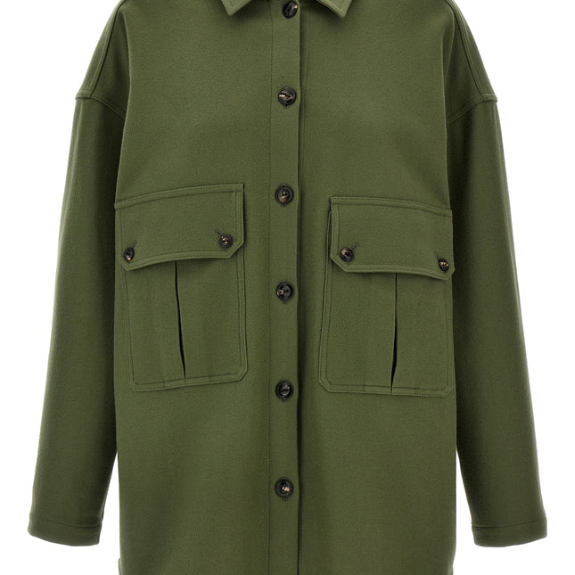 Fortela Bicolor Virgin Wool Blouse
