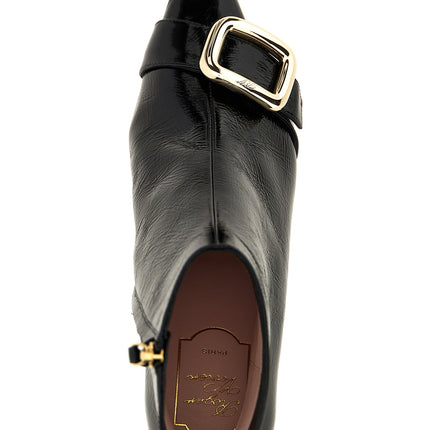 Roger Vivier Black Calfskin Ankle Boots