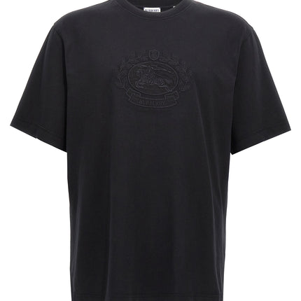 Burberry Black Cotton T-Shirt