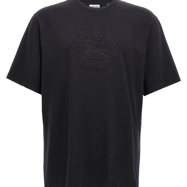 Burberry Black Cotton T-Shirt