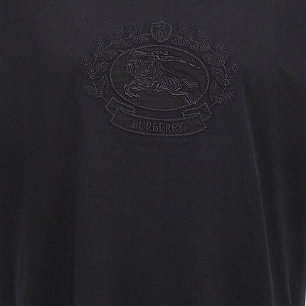 Burberry Black Cotton T-Shirt