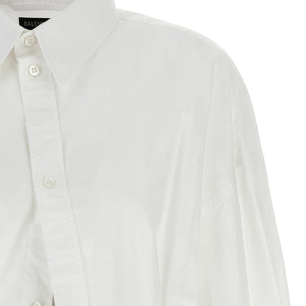 Balenciaga White Cotton Blouse