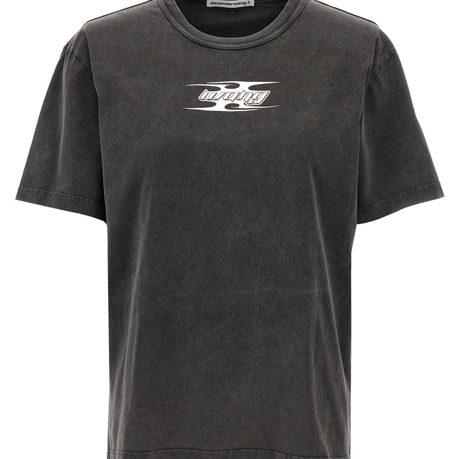 T BY ALEXANDER WANG Gray Cotton T-Shirt