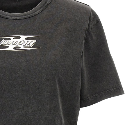 T BY ALEXANDER WANG Gray Cotton T-Shirt