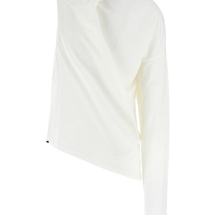 Courrèges White Cotton Long Sleeve T-Shirt