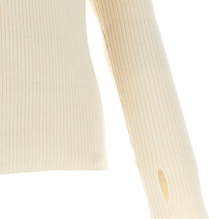 Courrèges White Cotton Cardigan