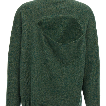 Victoria Beckham Bicolor Wool Cardigan