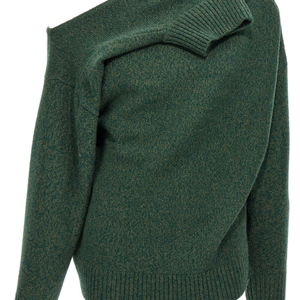 Victoria Beckham Bicolor Wool Cardigan