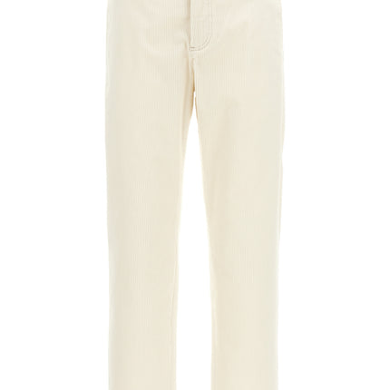 Department 5 White Cotton Casual Pants