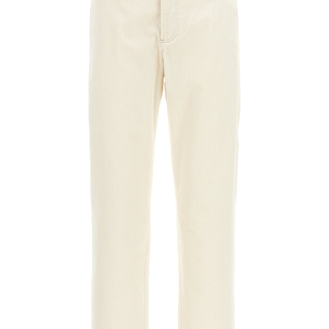 Department 5 White Cotton Casual Pants