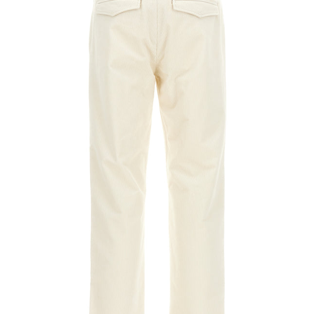 Department 5 White Cotton Casual Pants
