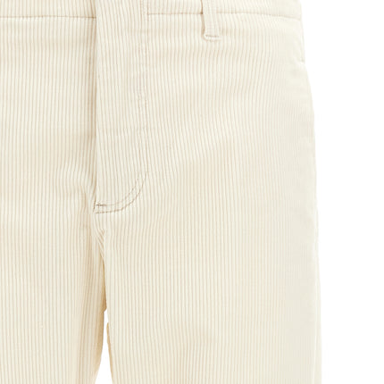 Department 5 White Cotton Casual Pants